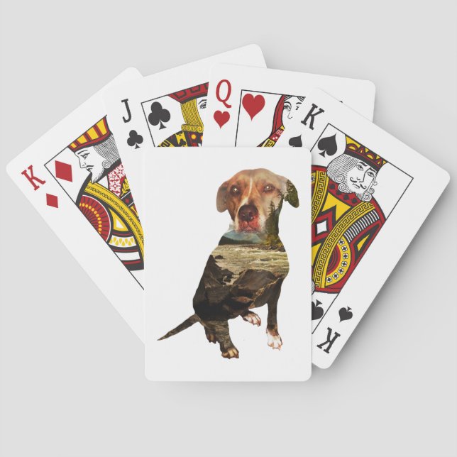hund för exponering av dubbla kortlek (Baksidan)