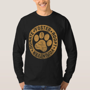 Hund för Foster Adobes Rädding för frivilliga done T Shirt