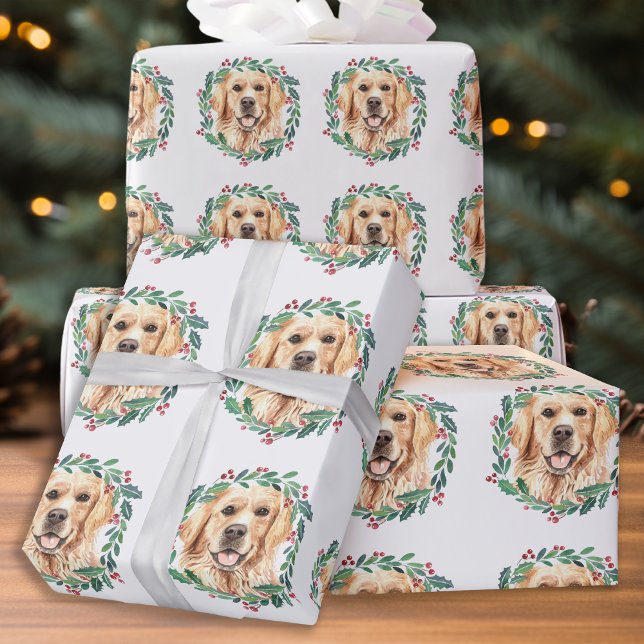Hund  för Golden Retriever-Eleganten Presentpapper (Skapare uppladdad)