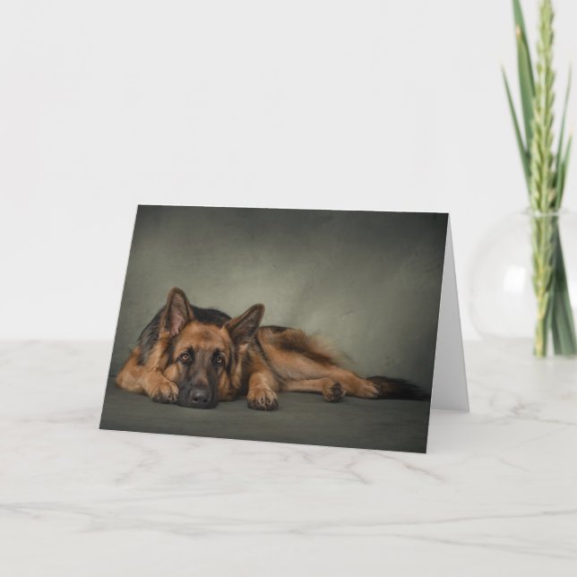 hund för groddjursshepherd kort (Framsida)
