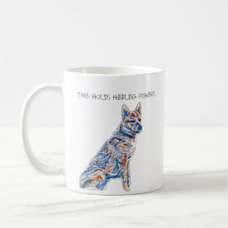 Hund för häst i nötkreatur som har värmekraft kaffemugg