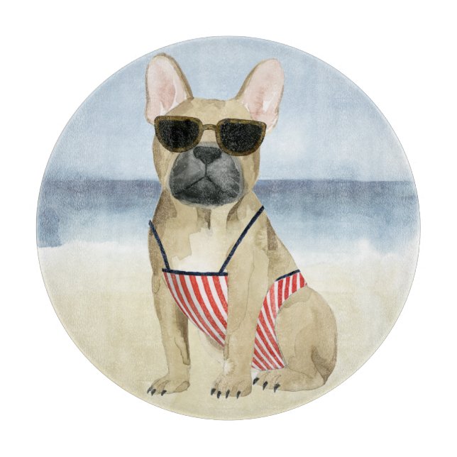 Hund för hett | Doft i solglasögon vid stranden (Framsidan)