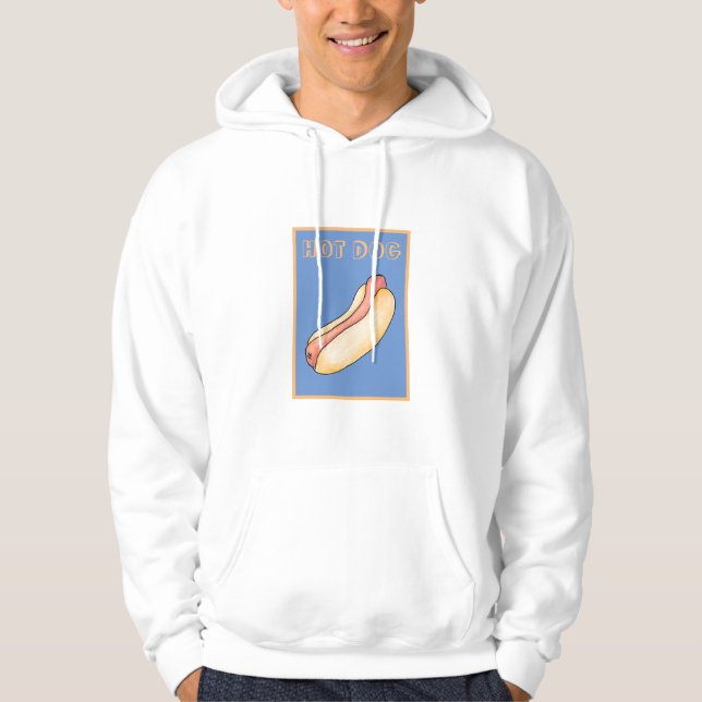 hund för hett hoodie (Framsida)