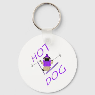 Hund för hett nyckelring