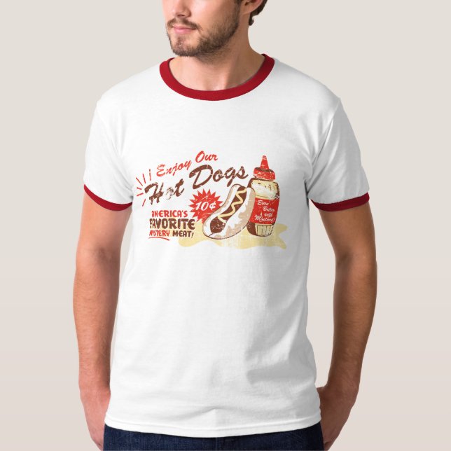 Hund för hett t shirt (Framsida)