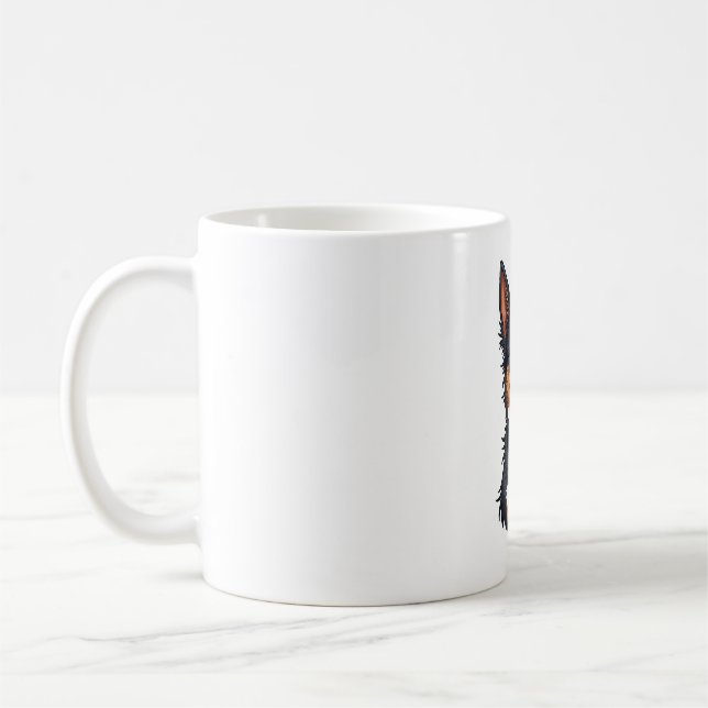 Hund för husdjursälskare kaffemugg (Vänster)