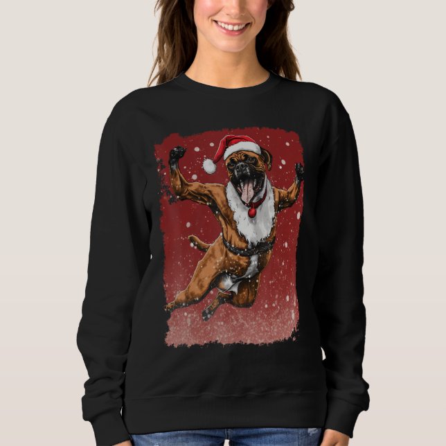 Hund för julpapp t shirt (Framsida)