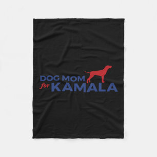 Hund för Kamala Rolig hund 2024 President Kamala Fleecefilt