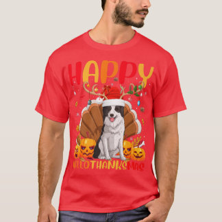 Hund för kollie i rolig hund Älskare Lycklig-Gräns T Shirt