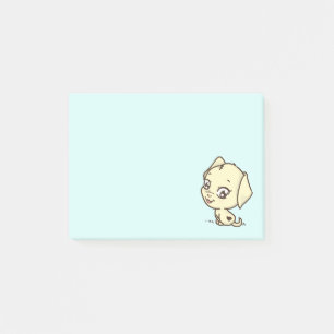 Hund för kute-marionett post-it block