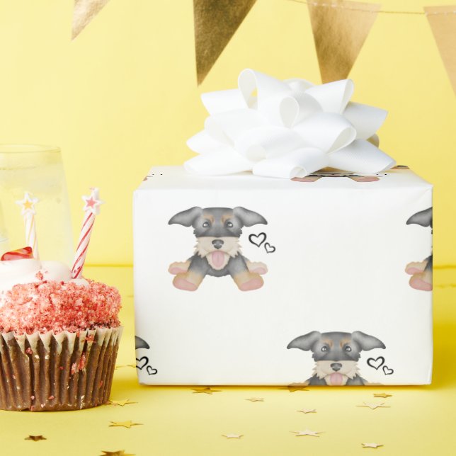 Hund för kute- och trådbunden Dachshund-korv Presentpapper (Födelsedagsfest)