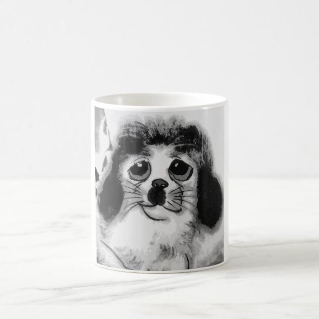 HUND för ledsen Kaffemugg (Center)