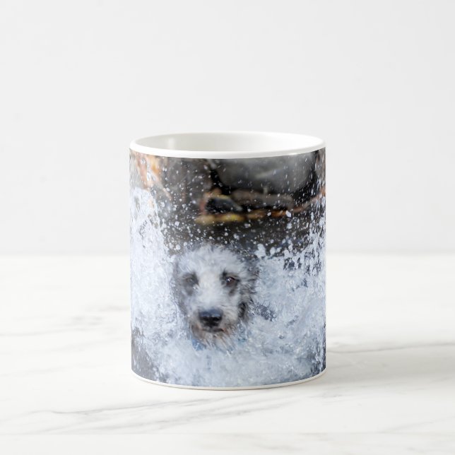 Hund för Lurcher för Lurchersimningmugg | Male Kaffemugg (Center)