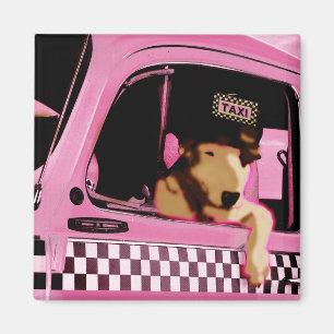 hund för magnet"popkonst" magnet