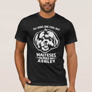 Hund för maltesiska coolor t shirt