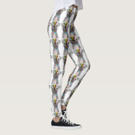 Hund för matsmältning och matsmältning leggings