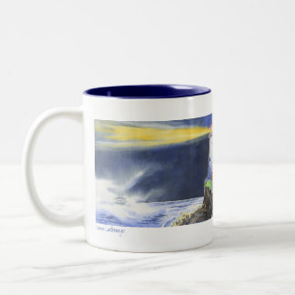 hund för nattdimma i fyr Två-Tonad mugg