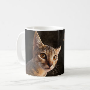 Hund för personlig Pet Photo Kitten Cat Kaffemugg
