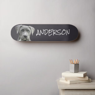 hund för personligens familj  mini skateboard bräda 18,5 cm