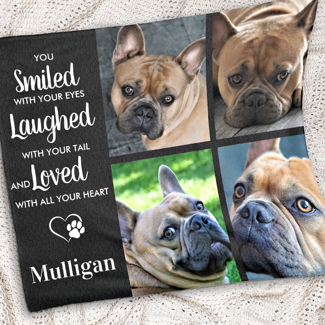 Hund för Pet Memorial Memory Dikt Fleecefilt (Skapare uppladdad)