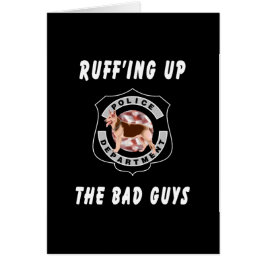 Hund för polis K9 OBS Kort