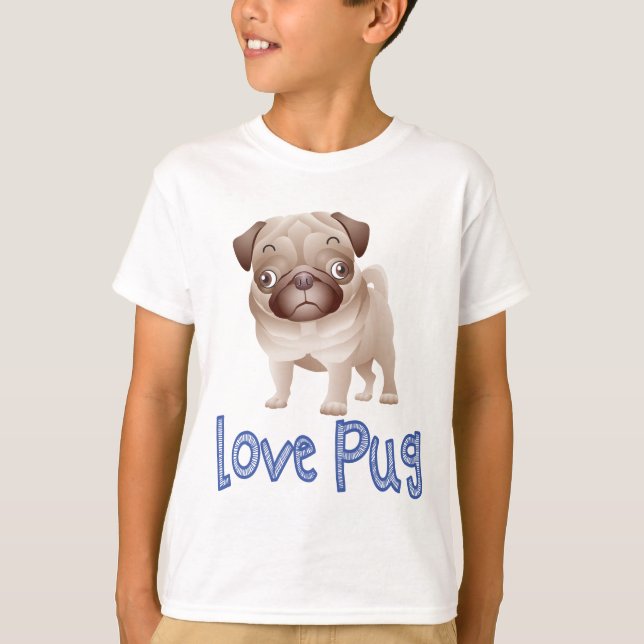 Hund för Puppy- i Kärlek T-Shirt (Framsida)