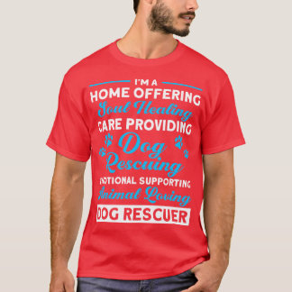 Hund för Rädding för räddning av djurparksdjur med T Shirt