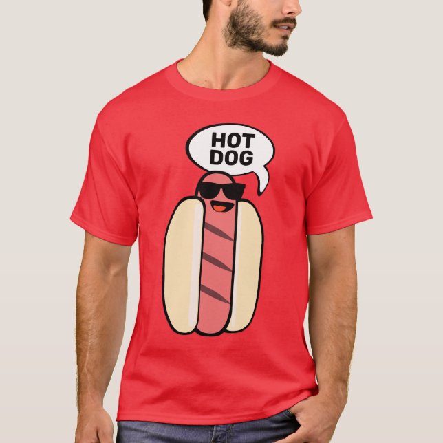 Hund för radHett T Shirt (Framsida)
