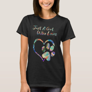 Hund för rutor för rädda djuren Hund-utskrift Färg T Shirt