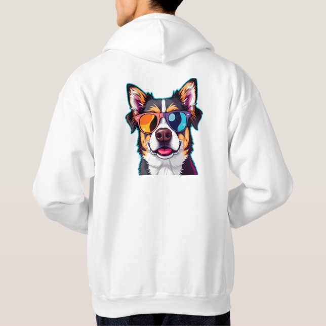 Hund för snyggt hoodie (Baksida)