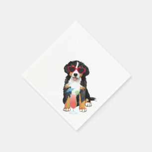 Hund för sommarBernese berg Pappersservett