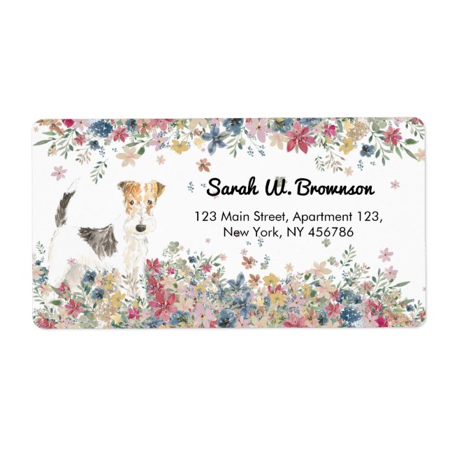 Hund för spaltspets med spets fraktsedel (Framsidan)