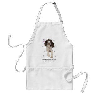 Hund för Spaniel för engelsk Springer Förkläde