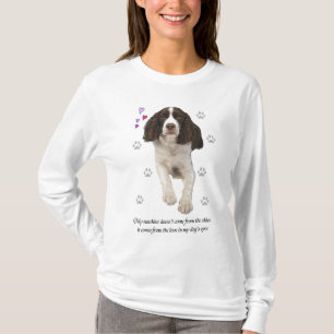 Hund för Spaniel för engelsk Springer Tee