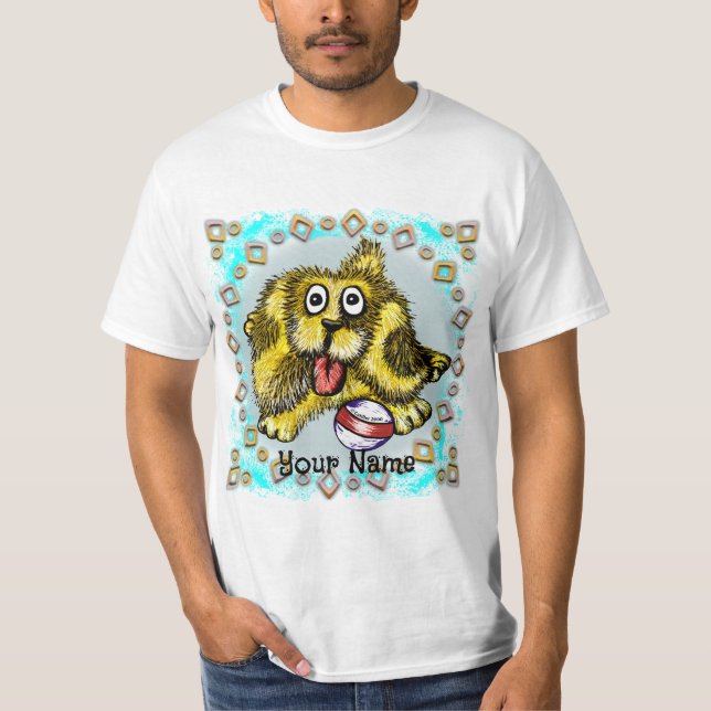Hund för speltid t shirt (Framsida)