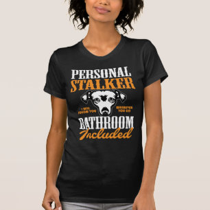Hund för Stalker för gåva för jackRussell Terr T Shirt