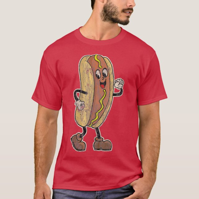 Hund för stressad Walking Drive i Hetten Film T Shirt (Framsida)