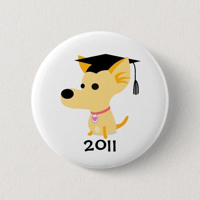 Hund för studenten 2011 knapp (Framsida)