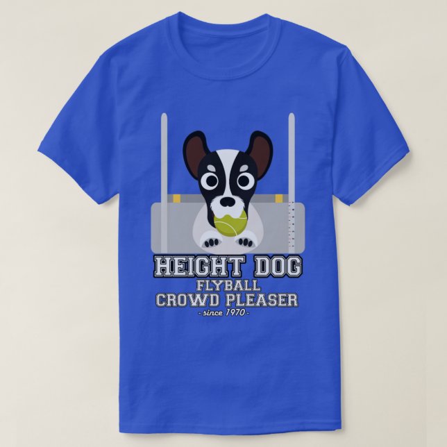 hund för svänghöjd t shirt (Design framsida)