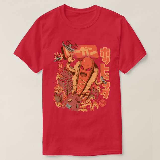 Hund för Underbar Hett T Shirt (Design framsida)
