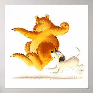 Hund för ungboskap och kute-valp poster