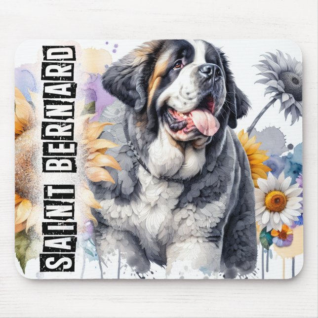 Hund för vackert Saint Bernard Musmatta (Framsidan)
