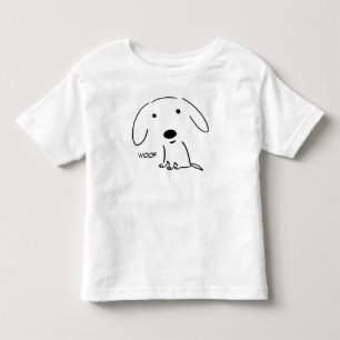 Hund för valp för Woofvalp gullig T-shirt