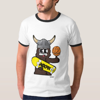 Hund för Viking snurrbasket T-shirt