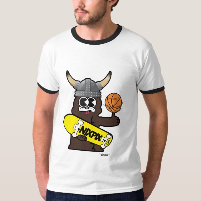 Hund för Viking snurrbasket Tröja (Framsida)