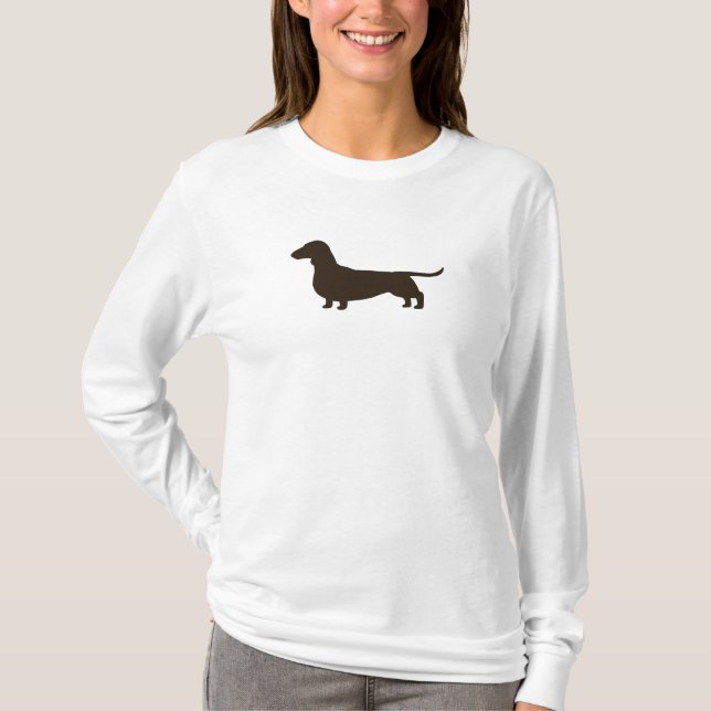 Hund för Weenie för hund | för Wiener för Tee Shirt (Framsida)