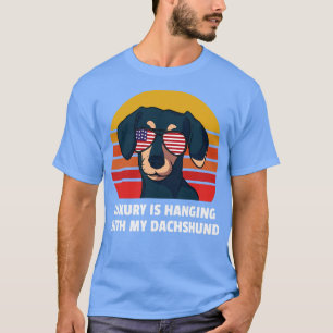 Hund för Weiner-design för Cute Dachshund T Shirt