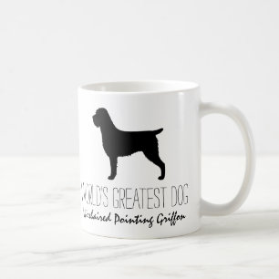 Hund för Wirehsted Pointing Griffon Världsmästa Kaffemugg
