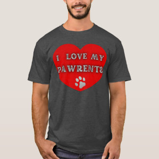 Hund föräldraflicka t shirt