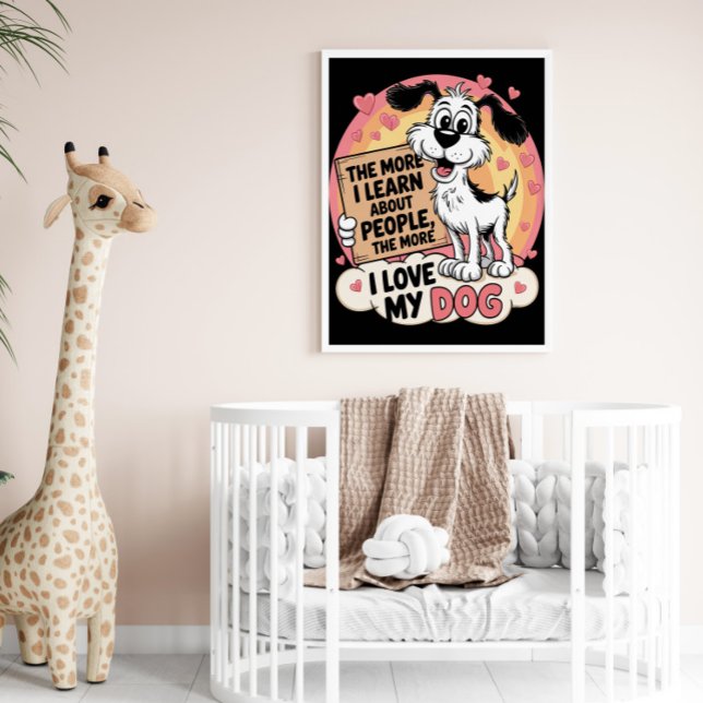 Hund föredrar mänskliga observationer poster (Skapare uppladdad)